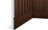 Плинтус B90V1 BR396 HI WOOD 90мм х 14мм х 2.7м