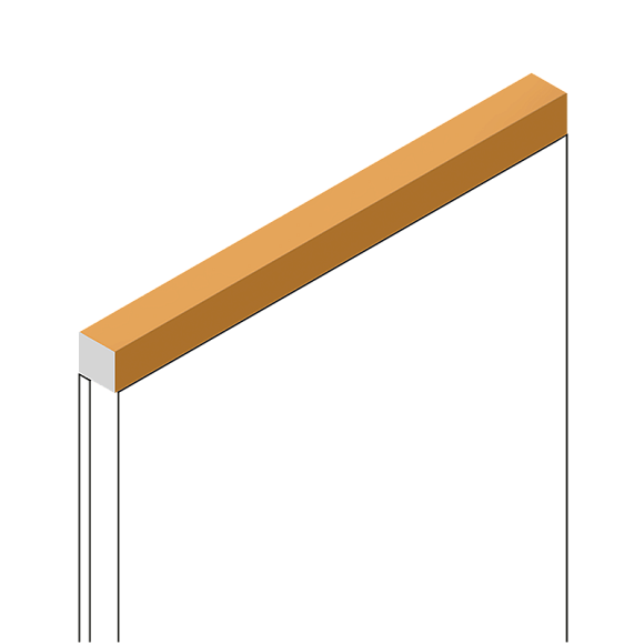 Молдинг D12V1 Y5 HI WOOD 12мм х 12мм х 2.7м