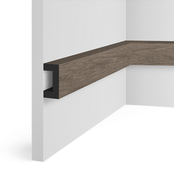 Молдинг BR490 ПОЛИСТИРОЛ HI WOOD 40мм х 20мм х 2.7м