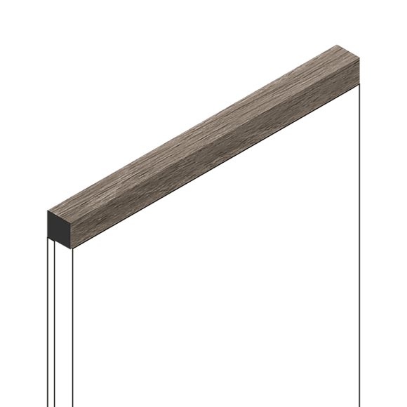 Молдинг D12V1 BR490 HI WOOD 12мм х 12мм х 2.7м