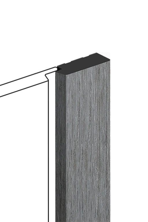 Финишный молдинг LF124B GN68 HI WOOD 31мм х 12мм х 2.7м