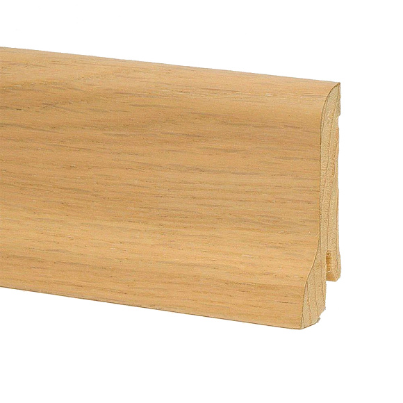 Плинтус Pedross Дуб без покрытия 40 х 22 мм шпонированный