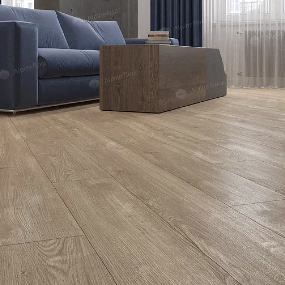 Кварцвиниловая плитка Alpine Floor замковая Sequoia LVT Коньячная ECO 6-2 1219,2×184,2×3,2