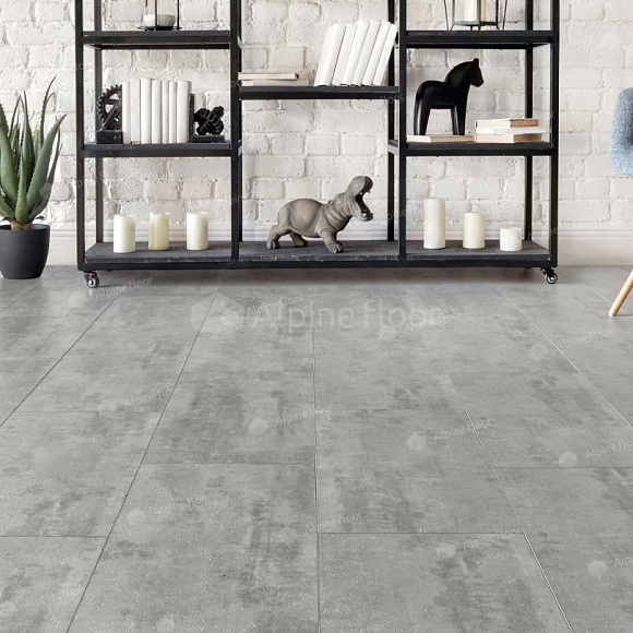 Кварцвиниловая плитка Alpine Floor клеевая Light Stone Самерсет ЕСО 15-6 608×303×2,5