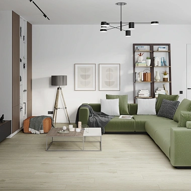 Кварцвиниловый SPC ламинат Damy Floor Family Дуб Светлый Light Oak TCM285-15 1220×180×4