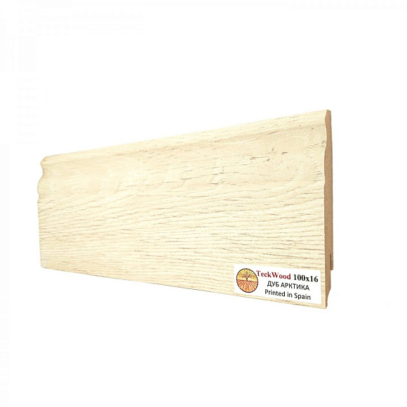 Плинтус Teckwood Дуб Арктика (Arctic Oak) 100мм