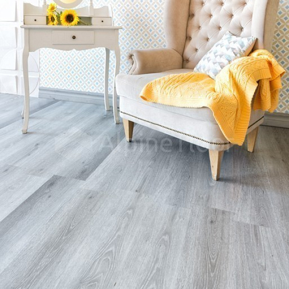 Кварцвиниловая плитка Alpine Floor клеевая Ultra Дуб Пепельный ECO 5-16 1219,2×184,15×2