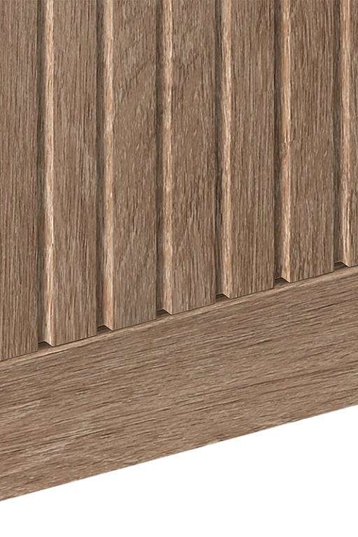 Плинтус B90V1 BR416 HI WOOD 90мм х 14мм х 2.7м