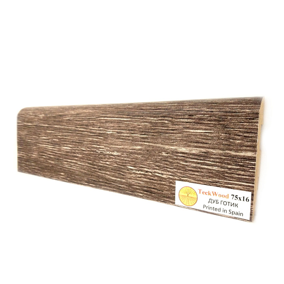 Плинтус Teckwood Дуб Готик (Oak Gothic) 75 мм