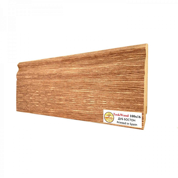Плинтус Teckwood Дуб Бостон (Oak Boston) 100мм