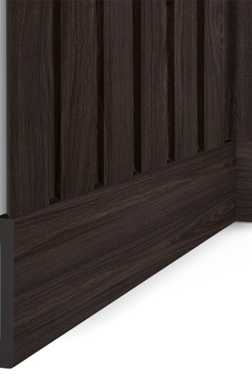 Плинтус B90V1 BR395 HI WOOD 90мм х 14мм х 2.7м
