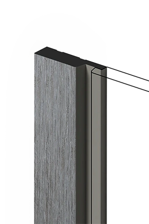 Финишный молдинг LF124A GN68 HI WOOD 42мм х 12мм х 2.7м