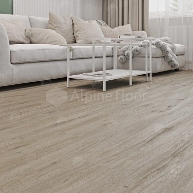 Кварцвиниловый SPC ламинат Alpine Floor Solo Plus Прэсто ЕСО 14-801 1220×183×4