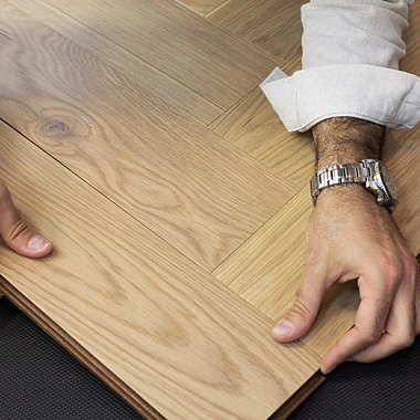 Паркетная доска Английская елка AUSWOOD OAK AMALFI. Размер 600х125х12 мм (1.5) Паркетная доска Английская елка AUSWOOD OAK AMALFI. Размер 600х125х12 мм (1.5)