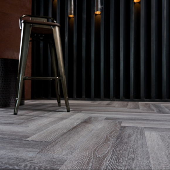 Виниловый пол Vinilam Parquet Herringbone Glue Паркет Микеланджело