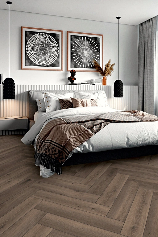 Ламинат Kronotex Herringbone Дуб Феррара D 3860