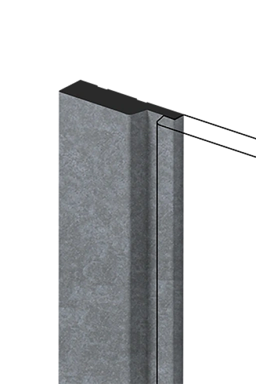 Финишный молдинг LF124A S381A HI WOOD 42мм х 12мм х 2.7м