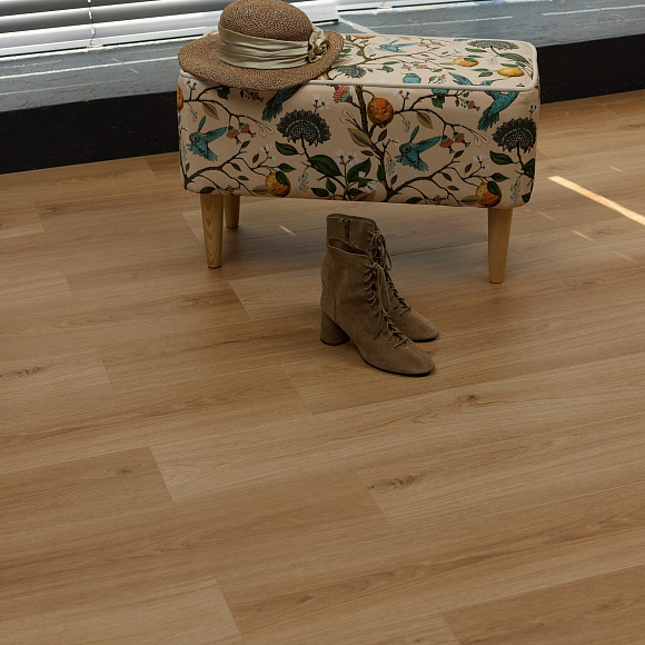 Каменный ламинат SPC Steinholz Кронбург STH077 Светло-коричневый 1220x180 мм