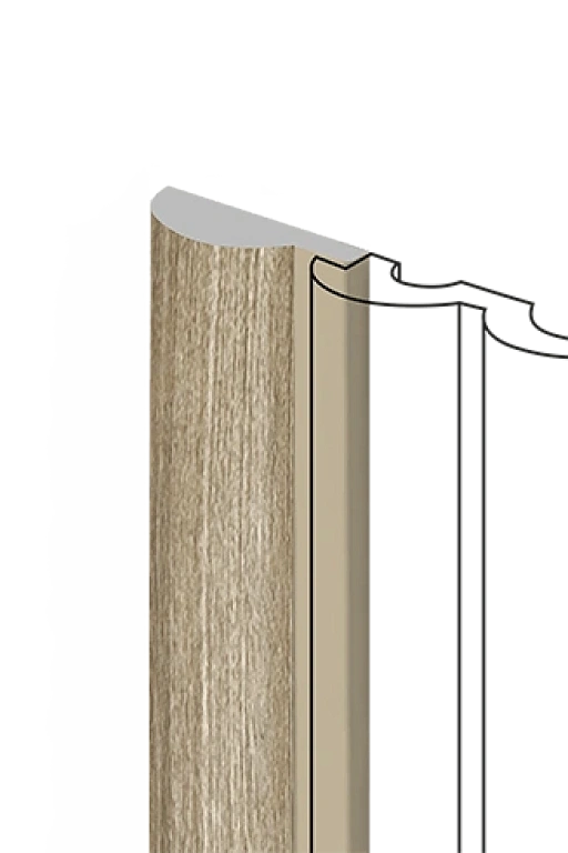 Финишный молдинг LF140A BR496 HI WOOD 36мм х 12мм х 2.7м