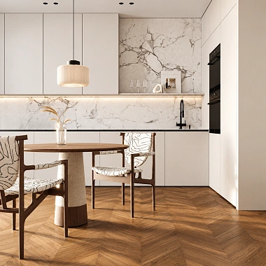 Кварцевый паркет Quartz Parquet Французская ёлка 99-400-29 Орех Американский Кварцевый паркет Quartz Parquet Французская ёлка 99-400-29 Орех Американский