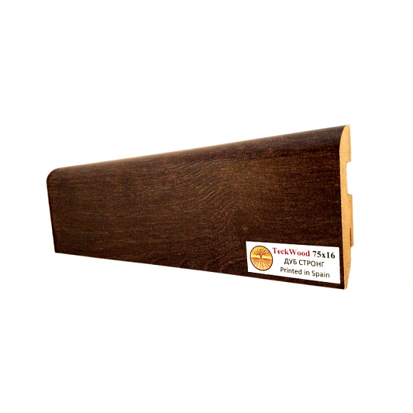 Плинтус Teckwood Дуб Стронг (Oak Strong) 75 мм