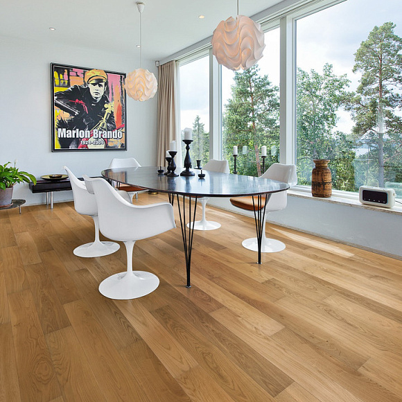 Паркетная доска Karelia Дуб Story 138 Grain Brown