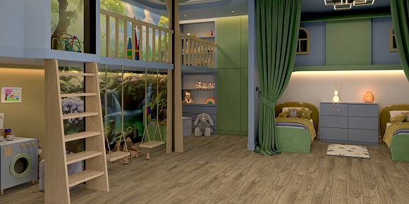 Кварцвиниловый SPC ламинат Damy Floor Family Орех Европейский European Walnut 0036-2 1220×180×4