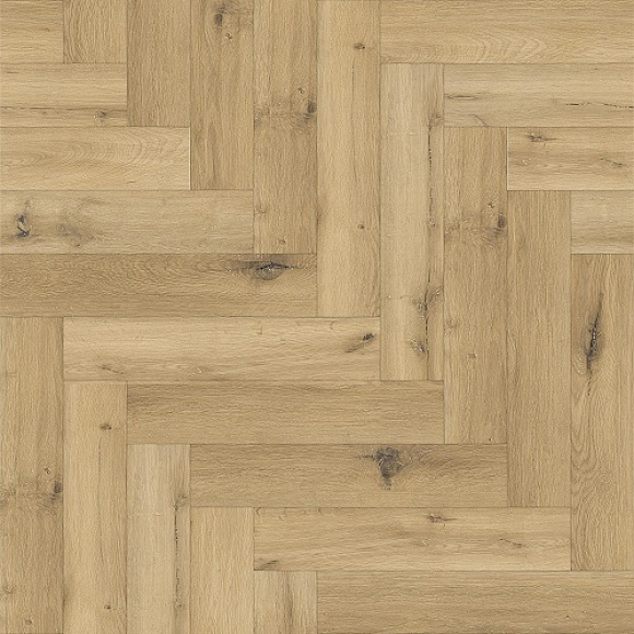 Кварцвинил Draw Wood Herringbone Oak 002 со встроенной подложкой EVA. Размер 610х126х5мм (1.537)