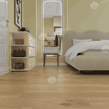 Кварцвиниловый WPC ламинат Alpine Floor Дуб Аврора ECO 24-4