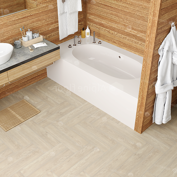 Кварцвиниловый SPC ламинат Alpine Floor Parquet Premium Дуб Адара ECO 19-14 венгерская елка 600×125×8