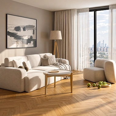 Кварцевый паркет Quartz Parquet Штучный паркет Тик Южноамериканский 44-400-71 5/0,6 мм