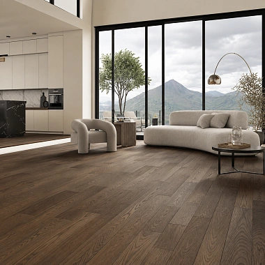 Кварцевый паркет Quartz Parquet Классик Дуб Брауни 413 5/0,6 мм