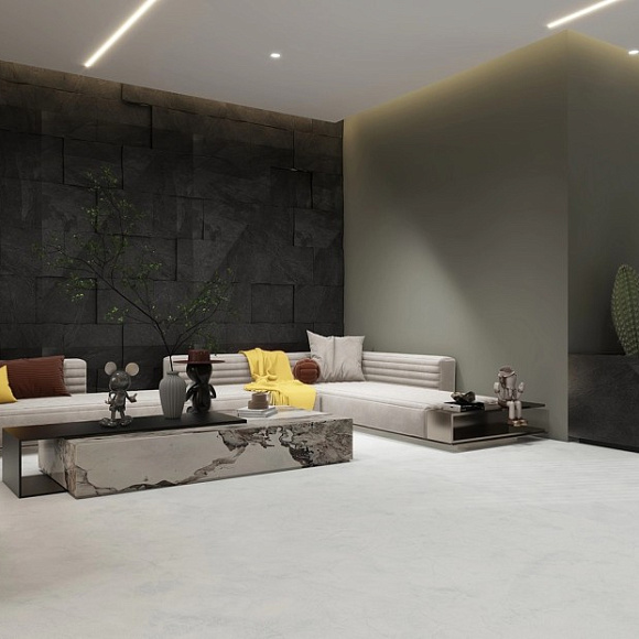 Каменный MSPC ламинат Stone Floor Серый Мрамор DCA5 MP 1220х234х8 мм