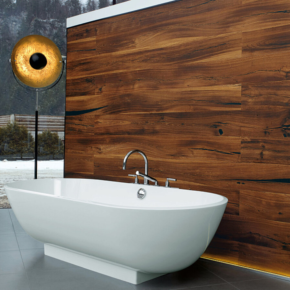 Инженерная 3-х слойная доска HAVEN Термодуб Т2 Рустик. Размер 1600-2400х155х16 мм.