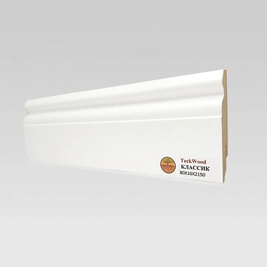 Плинтус Teckwood Белый Классик