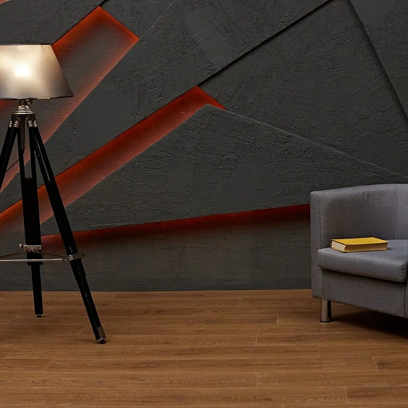 Каменный ламинат SPC Steinholz Хартхайм STH018 Золотисто-коричневый 1220x180 мм