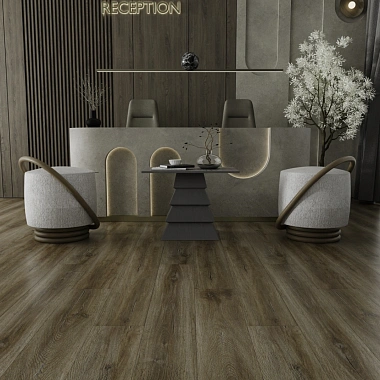 Кварцвиниловая плитка SPC Ideal Flooring Home Wood 02011 Cloves