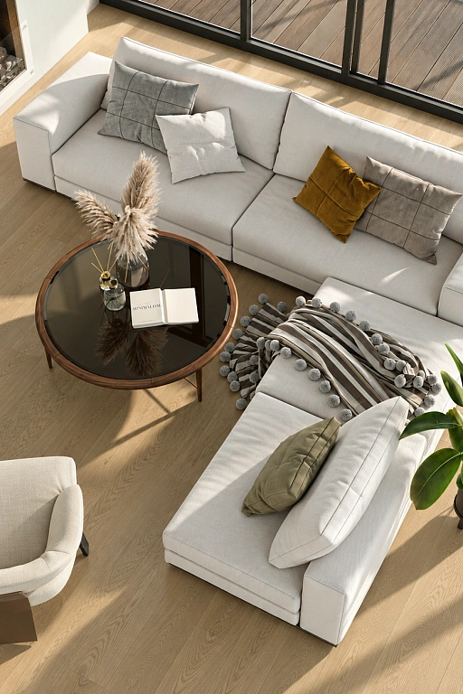 Кварцевый паркет Quartz Parquet Классик Дуб Карельский 419 5/0,6 мм