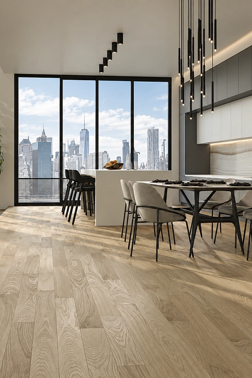 Кварцевый паркет Quartz Parquet Классик Дуб Тоскана 407 5/0,6 мм