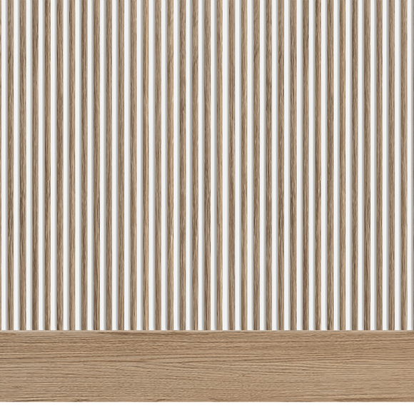 Плинтус  B90V1 BR417 HI WOOD 90мм х 14мм х 2.7м