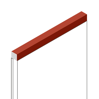 Молдинг D12V1 OR3 HI WOOD 12мм х 12мм х 2.7м