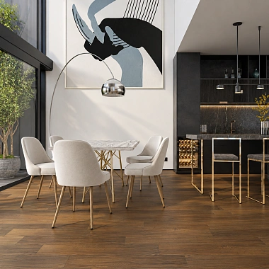 Кварцевый паркет Quartz Parquet Классик Орех Американский 400-29 7/1,2 мм