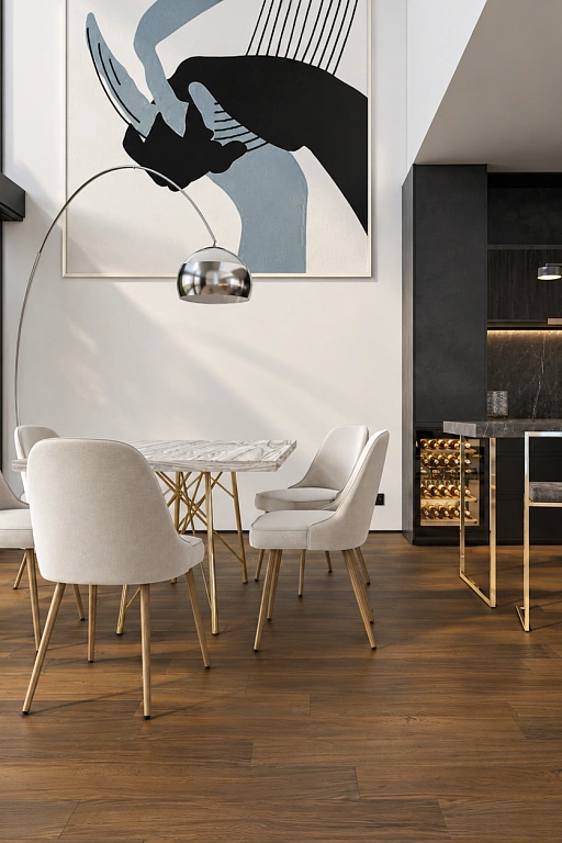 Кварцевый паркет Quartz Parquet Классик Орех Американский 400-29 7/1,2 мм