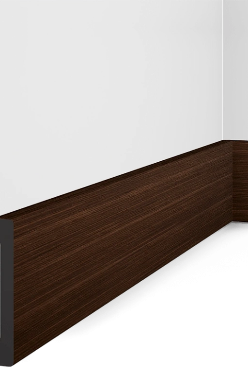 Плинтус B90V1 BR396 HI WOOD 90мм х 14мм х 2.7м