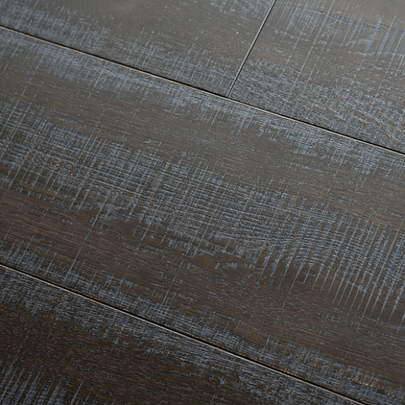 Инженерная 3-х слойная доска HAVEN Дуб ЦАРАПИНЫ P6 Рустик. Размер 1600-2400х185х16 мм.