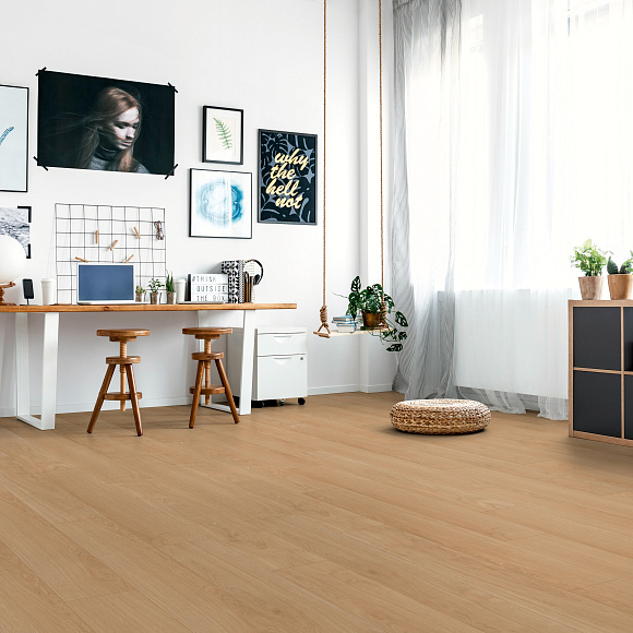 Ламинат Kronotex Exquisit Дуб Вейвлесс натуральный D 3004