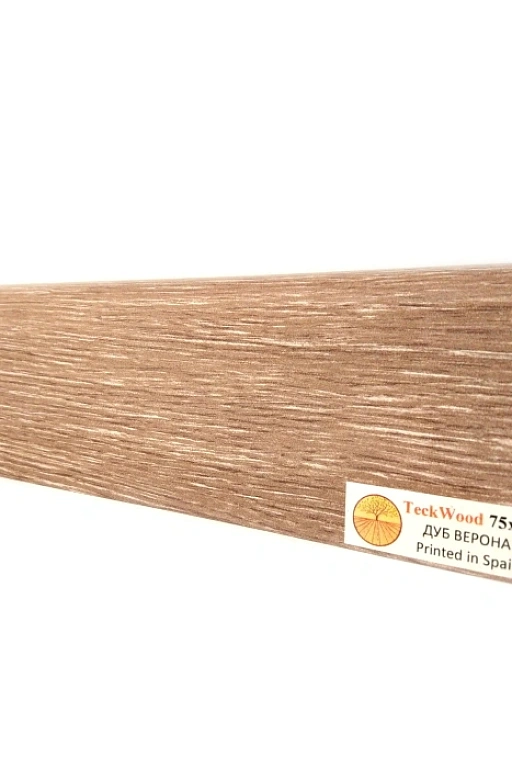 Плинтус Teckwood Дуб Верона (Oak Verona) 75 мм