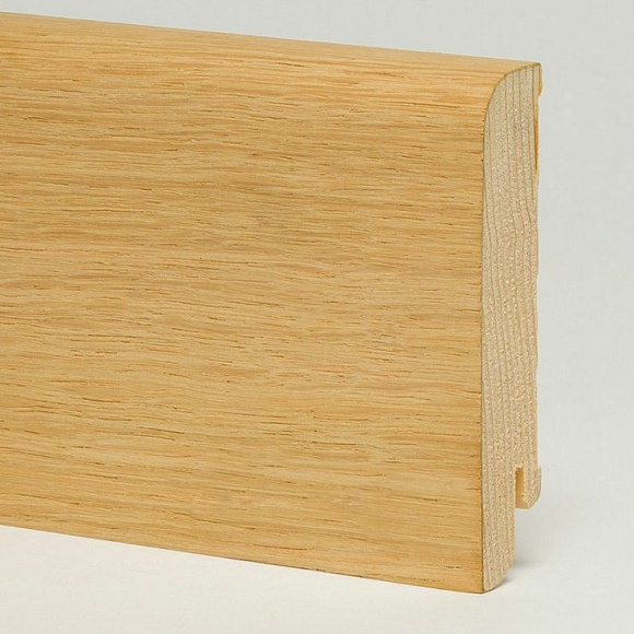 Плинтус Pedross Дуб без покрытия 80 х 18 мм R9 шпонированный