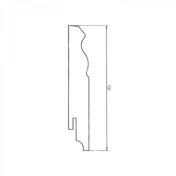 Плинтус Teckwood Дуб Амбар (Oak Barn) 100мм