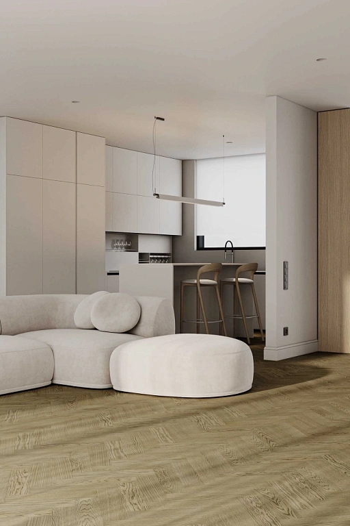 Кварцевый паркет Quartz Parquet Штучный паркет Дуб Конго 44-1258-54 5/0,6 мм